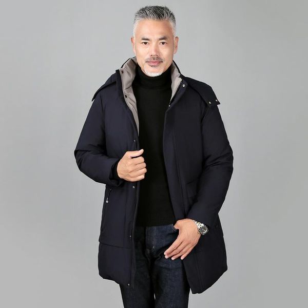 men's down & parkas 2021 winter father jacket in the middle-aged and old coats men more long, Black
men's down & parkas 2021 winter father jacket in the middle-aged and old coats men more long, Black