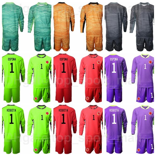 men colombia goalkeeper soccer 12 camilo vargas long sleeve jersey set gk goalie 1 david ospina team purple brown black red green national t
men colombia goalkeeper soccer 12 camilo vargas long sleeve jersey set gk goalie 1 david ospina team purple brown black red green national t
