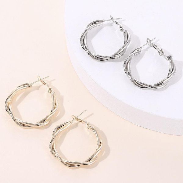 european and american retro style temperament fashion hoop earrings niche cold wind french circle earrings jewelry woman sqcbvd, Golden
european and american retro style temperament fashion hoop earrings niche cold wind french circle earrings jewelry woman sqcbvd, Golden