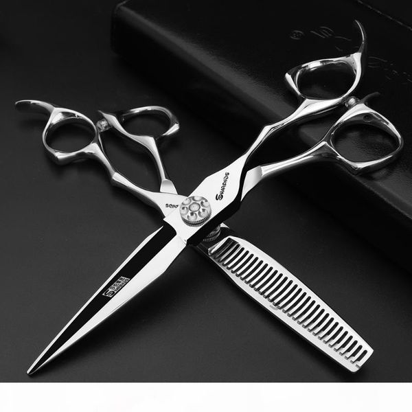 6 inch professional hairdressing scissors 440c japanese steel hair cutting scissor thinning scissors set barber tools
6 inch professional hairdressing scissors 440c japanese steel hair cutting scissor thinning scissors set barber tools