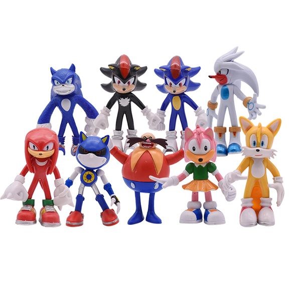 9-12cm 9pcs anime action figure pvc toy sonic shadow tails characters figure toys for children animals toys set kids toys q1215
9-12cm 9pcs anime action figure pvc toy sonic shadow tails characters figure toys for children animals toys set kids toys q1215