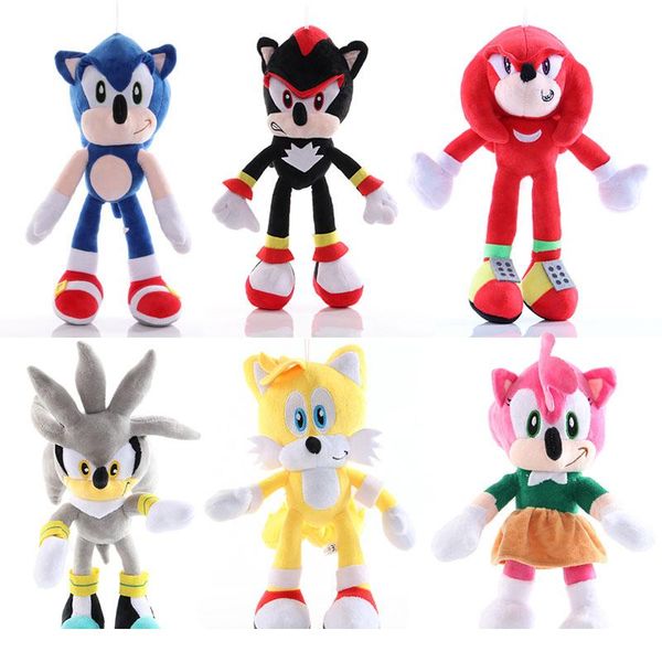 6 шт. / лот 28 / 45см sonic плюшевые куклы игрушки sonic shadow amy rose knuckles хвосты плюшевые игрушки хлопок мягкий фаршированный подаро
6 шт. / лот 28 / 45см sonic плюшевые куклы игрушки sonic shadow amy rose knuckles хвосты плюшевые игрушки хлопок мягкий фаршированный подаро
