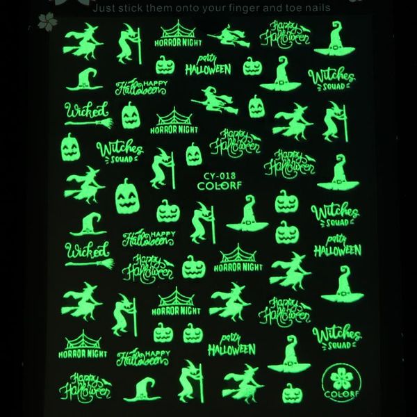 stickers & decals 1 pc halloween nail sticker bat witch art designs glow in the dark water transfer slider nails foil manicure decorations, Black
stickers & decals 1 pc halloween nail sticker bat witch art designs glow in the dark water transfer slider nails foil manicure decorations, Black