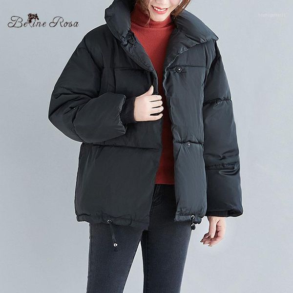 women's down & parkas belinerosa women's winter thicken warm cotton coats casual pure color high collar long sleeve women coat bsd, Black
women's down & parkas belinerosa women's winter thicken warm cotton coats casual pure color high collar long sleeve women coat bsd, Black