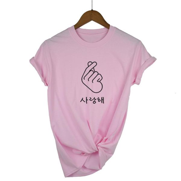 finger heart i love you korean hangul t shirt hipster women's printed short sleeve t-shirt summer women tee shirt femme, White
finger heart i love you korean hangul t shirt hipster women's printed short sleeve t-shirt summer women tee shirt femme, White
