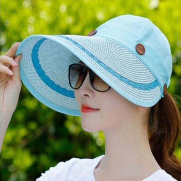 sports canvas stitching foldable beach women hats casual outdoor adjustable sun cap cycling wide brimmed ladies summer, Blue;gray
sports canvas stitching foldable beach women hats casual outdoor adjustable sun cap cycling wide brimmed ladies summer, Blue;gray