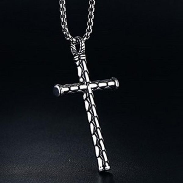 pendant necklaces cross necklace men stainless steel chain pendants hip hop rock gifts for male accessories jewelry on the neck wholesale, Silver
pendant necklaces cross necklace men stainless steel chain pendants hip hop rock gifts for male accessories jewelry on the neck wholesale, Silver