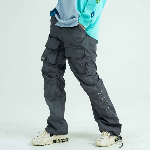 2020 multi-pockets cargo vintage hip men drawstring streetwear hipster jogger pants straight leg p958, Black
2020 multi-pockets cargo vintage hip men drawstring streetwear hipster jogger pants straight leg p958, Black