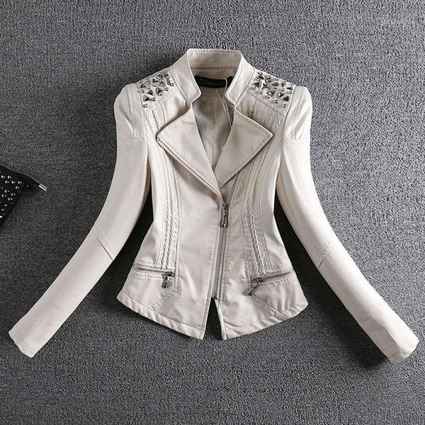 2020 new spring and autumn rivet leather jacket women female short paragraph slim motorcycle jacket1, Black
2020 new spring and autumn rivet leather jacket women female short paragraph slim motorcycle jacket1, Black