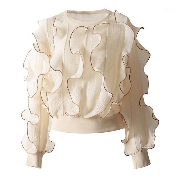 asymsay 2019 new fashion women's long sleeve pleated splicing chiffon shirt blouse ladies fashion new clothing al13151, White
asymsay 2019 new fashion women's long sleeve pleated splicing chiffon shirt blouse ladies fashion new clothing al13151, White