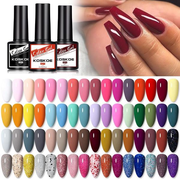 koskoe 6/10/12pcs color gel nail polish set 120 colors glitter sequin soak off uv led gel nail varnish kit for art kit
koskoe 6/10/12pcs color gel nail polish set 120 colors glitter sequin soak off uv led gel nail varnish kit for art kit