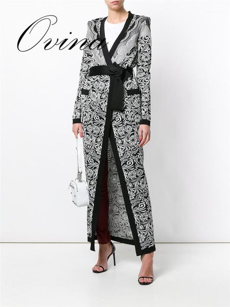women's jackets celebrity women coats cardigan jacquard long think black fashion outerwear1, Black;brown
women's jackets celebrity women coats cardigan jacquard long think black fashion outerwear1, Black;brown