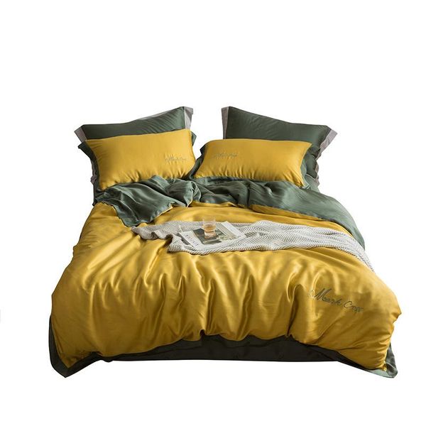 bedding sets 60s tencel simple embroidery set patchwork four-piece european-style for home
bedding sets 60s tencel simple embroidery set patchwork four-piece european-style for home