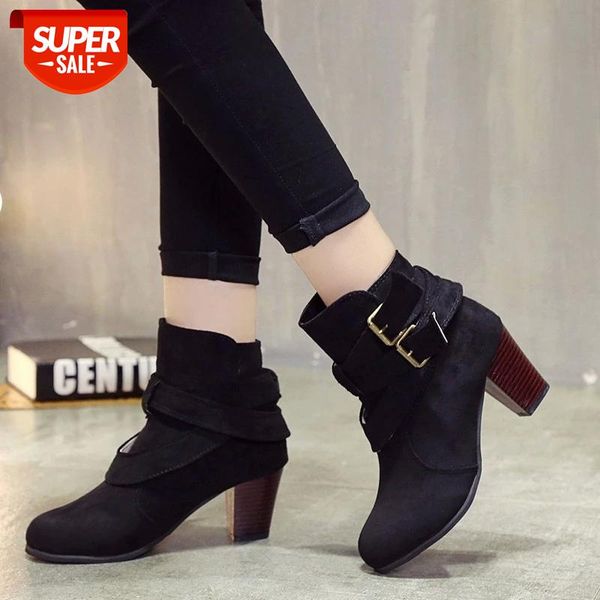 women boots spring autumn high heels shoes female rivet buckle daily shoes short boots pu leather ankle #tq2n, Black
women boots spring autumn high heels shoes female rivet buckle daily shoes short boots pu leather ankle #tq2n, Black