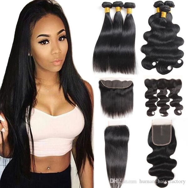 10a grade straight brazilian human hair bundles with closures unprocessed body wave bundles with frontal malaysian human hair extensions, Black;brown
10a grade straight brazilian human hair bundles with closures unprocessed body wave bundles with frontal malaysian human hair extensions, Black;brown