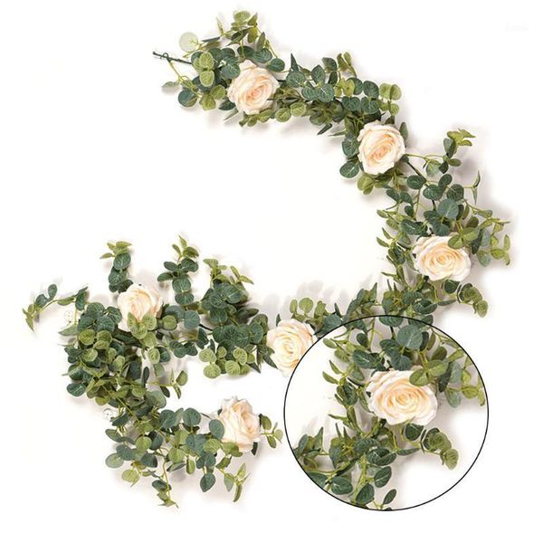 2m artificial eucalyptus rose garland diy wedding backdrop arch wall outdoor decorations hanging eucalyptus leaf vines1
2m artificial eucalyptus rose garland diy wedding backdrop arch wall outdoor decorations hanging eucalyptus leaf vines1