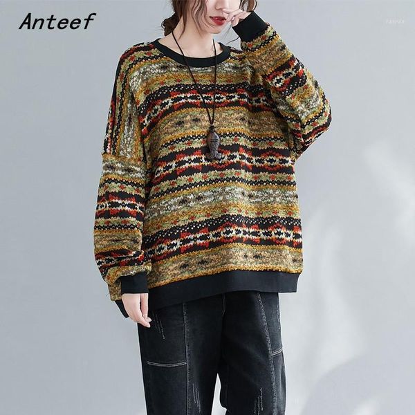 cotton knitted plus size oversized vintage pull causal loose autumn winter pullover sweater for women sweaters clothes 20201, White;black
cotton knitted plus size oversized vintage pull causal loose autumn winter pullover sweater for women sweaters clothes 20201, White;black