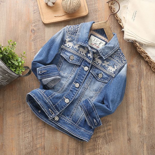 autumn 2019 new kids' and girls' denim jacket boys, Blue
autumn 2019 new kids' and girls' denim jacket boys, Blue