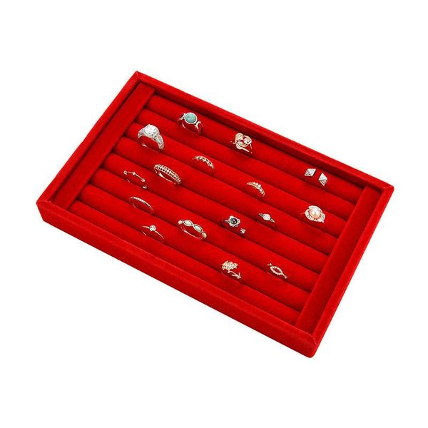 ring jewelry pendant velvet display organizer tray holder earring jewelry storage case jl, Pink;blue
ring jewelry pendant velvet display organizer tray holder earring jewelry storage case jl, Pink;blue