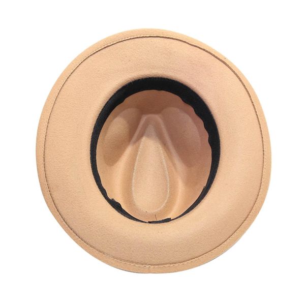 shade stylish retro hat crushable wool felt hats wide brim belt cap for women nov99, Black;white
shade stylish retro hat crushable wool felt hats wide brim belt cap for women nov99, Black;white