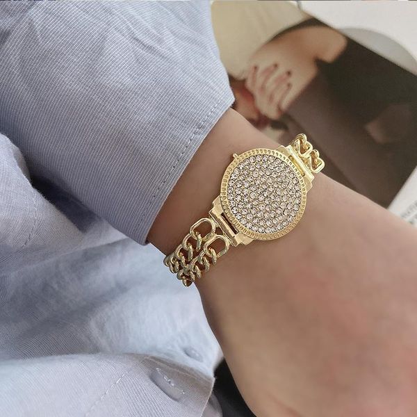 link, chain flashbuy trend big round rhinestone decor bracelets for women men metal strap adjustable bracelet couple jewelry 2021, Black
link, chain flashbuy trend big round rhinestone decor bracelets for women men metal strap adjustable bracelet couple jewelry 2021, Black