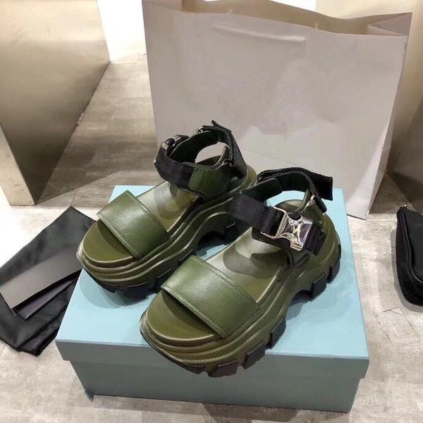 2021 new summer thick bottom sandals women sport style genuine leather chunky sole platform new designer women shoe, Black
2021 new summer thick bottom sandals women sport style genuine leather chunky sole platform new designer women shoe, Black