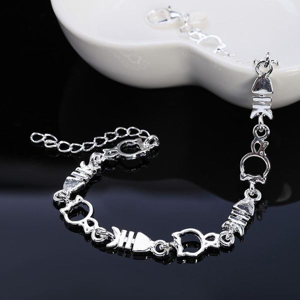 new arrive beautiful women bracelet noble fish chain fashion wedding party silver cute lady nice bracelet jewelry lh011 h sqcslh, Black
new arrive beautiful women bracelet noble fish chain fashion wedding party silver cute lady nice bracelet jewelry lh011 h sqcslh, Black