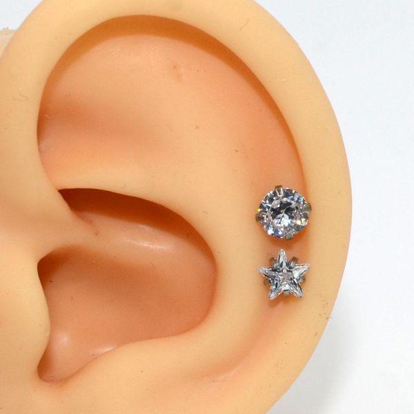 40pcs steel crystal labret lip rings heart star round zircon orelha cartilage ear helix stud tragus barbell piercings jewelry q jllmpp, Silver
40pcs steel crystal labret lip rings heart star round zircon orelha cartilage ear helix stud tragus barbell piercings jewelry q jllmpp, Silver
