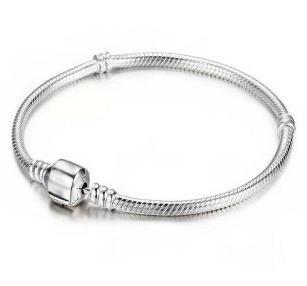 925 sterling silver bracelets 3mm snake chain charm bead bangle bracelet jewelry gift for men women, Golden;silver
925 sterling silver bracelets 3mm snake chain charm bead bangle bracelet jewelry gift for men women, Golden;silver