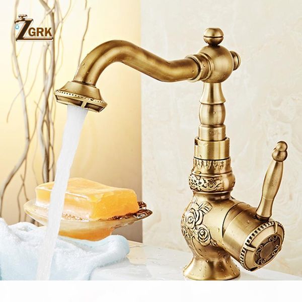 zgrk antique brass bathroom faucet washbasin heightening retro classic kitchen mixer taps carving swivel singe handle sink tap
zgrk antique brass bathroom faucet washbasin heightening retro classic kitchen mixer taps carving swivel singe handle sink tap