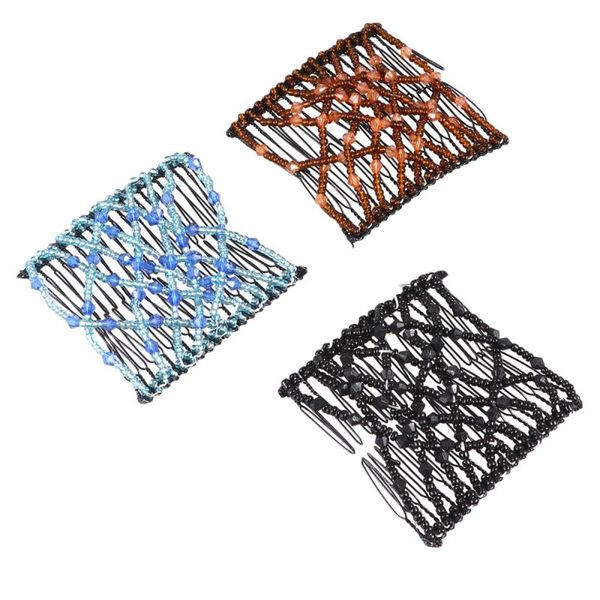 3pcs beads string combs hair styling combs steel wire headwear hair updo accessories for girls, Silver
3pcs beads string combs hair styling combs steel wire headwear hair updo accessories for girls, Silver