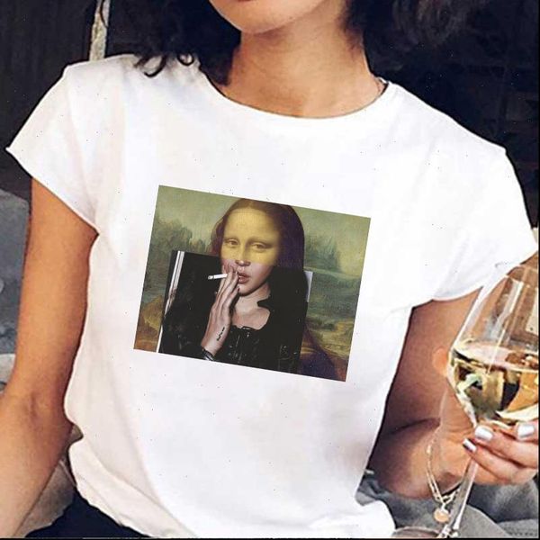 mona lisa funny harajuku t shirts women ullzang vintage grunge aesthetic t shirt korean style tshirt 90s tees female, White
mona lisa funny harajuku t shirts women ullzang vintage grunge aesthetic t shirt korean style tshirt 90s tees female, White