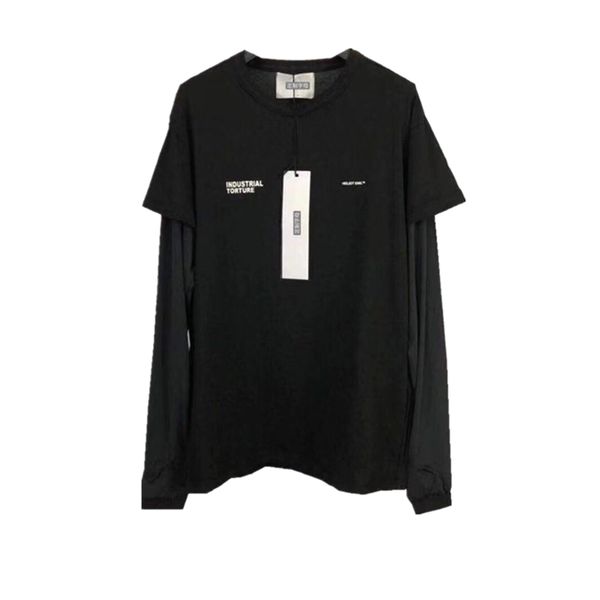 mens t shirts heliot emil fake two pieces long sleeve tee round neck shirt high street loose women casual clothes, White;black
mens t shirts heliot emil fake two pieces long sleeve tee round neck shirt high street loose women casual clothes, White;black