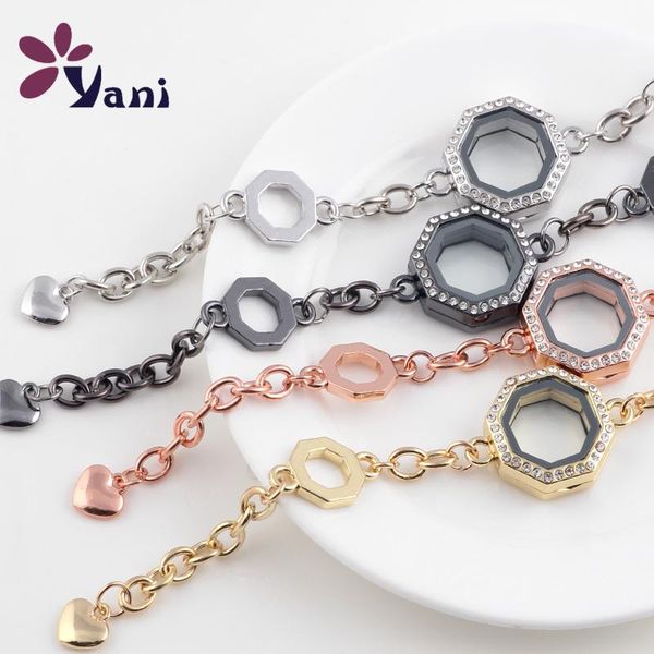 charm bracelets arrival 10pcs 4 color crystal geometry floating locket bracelet lot for woman bangle chain with heart pendant, Golden;silver
charm bracelets arrival 10pcs 4 color crystal geometry floating locket bracelet lot for woman bangle chain with heart pendant, Golden;silver