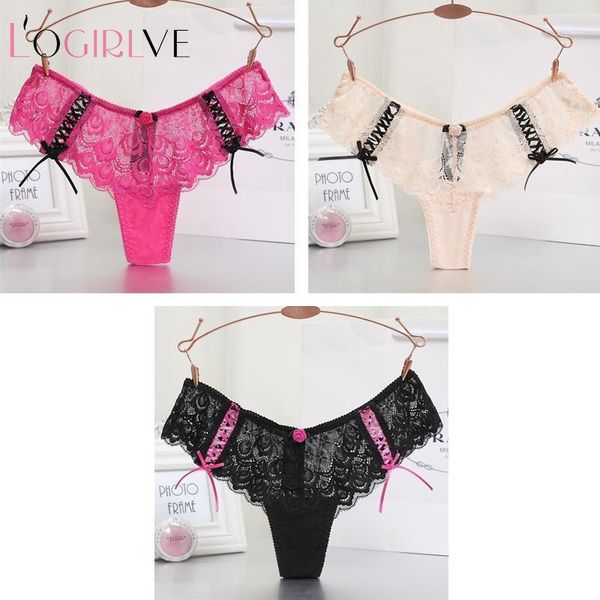 logirlve 3 packs european and american export bowknot lace hollow out panties thong women's panties 3xl size underpanty1, Black;pink
logirlve 3 packs european and american export bowknot lace hollow out panties thong women's panties 3xl size underpanty1, Black;pink