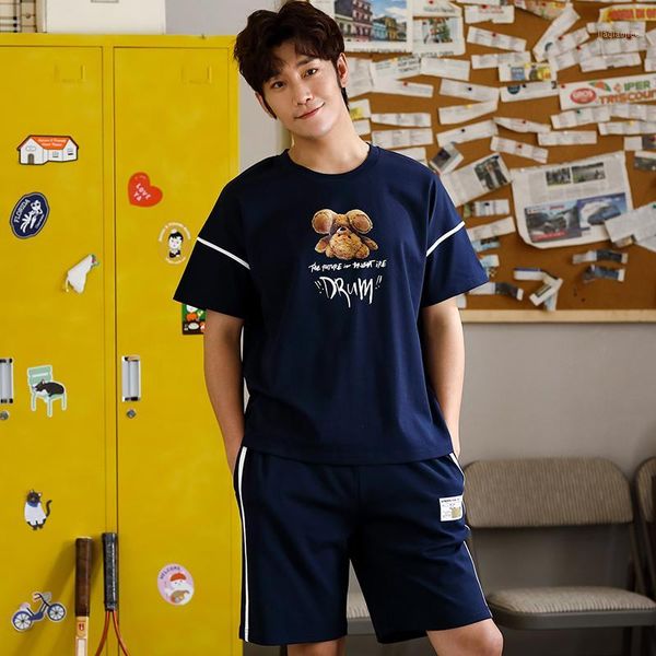 2020 summer men cotton pajamas short sleeve leisure male pajamas set men sleepwear suit casual bottom shorts homewear nightwear1, Black;brown
2020 summer men cotton pajamas short sleeve leisure male pajamas set men sleepwear suit casual bottom shorts homewear nightwear1, Black;brown