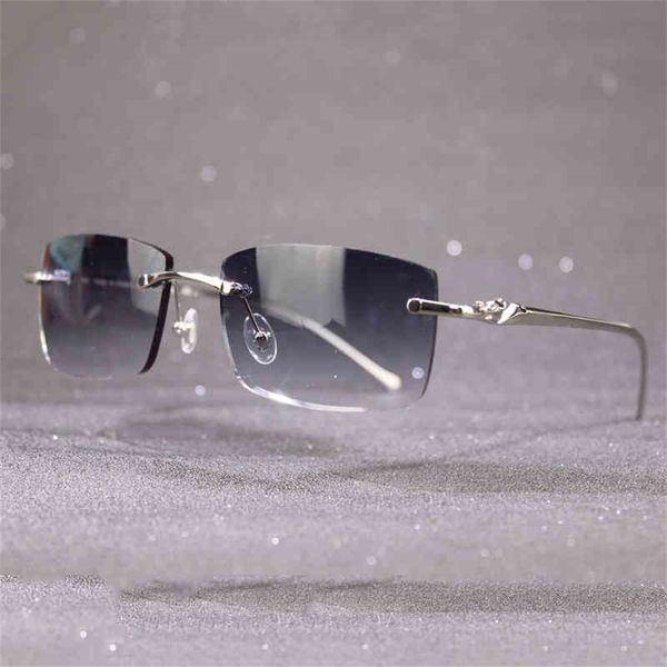 75% off online shop rimless sunglasses for men and women glasses frame with panther decoration classic trendy eyewear male female, White;black
75% off online shop rimless sunglasses for men and women glasses frame with panther decoration classic trendy eyewear male female, White;black