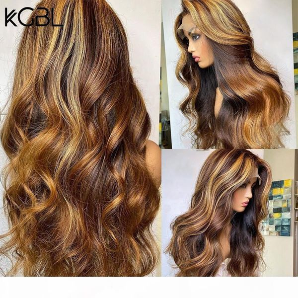 kgbl highlight wavy t-part lace front human hair wigs 150% density non-remy wigs 8-24'' brazilian with baby hair medium ratio, Black;brown
kgbl highlight wavy t-part lace front human hair wigs 150% density non-remy wigs 8-24'' brazilian with baby hair medium ratio, Black;brown
