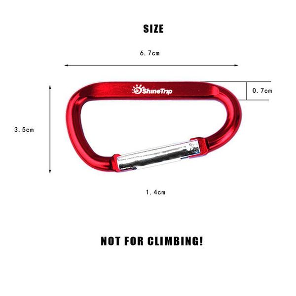 10pcs/lot camping equipment aluminum d shape buckle carabiner survial key chain carabine hook clip edc buckl jlldsn
10pcs/lot camping equipment aluminum d shape buckle carabiner survial key chain carabine hook clip edc buckl jlldsn