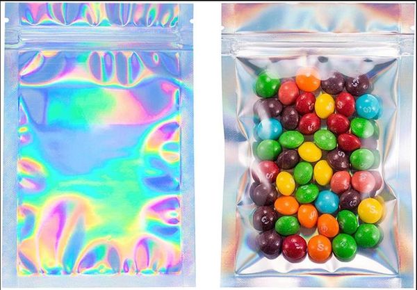 smell proof bags resealable foil pouch bag flat laser color packaging bag for party favor food storage holographic colors
smell proof bags resealable foil pouch bag flat laser color packaging bag for party favor food storage holographic colors