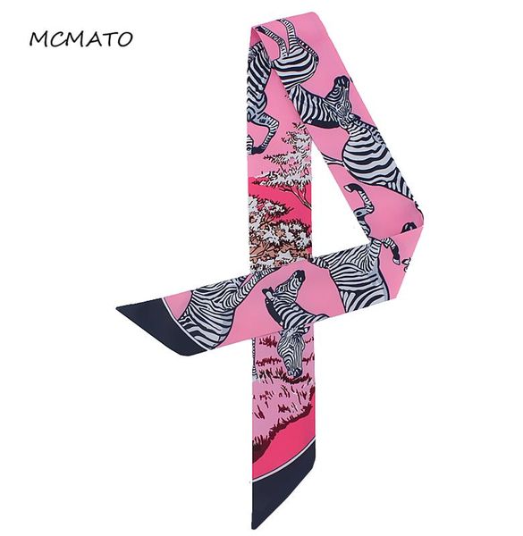 scarves bag scarf 2021 brand zebra striped small silk for women print headband handle ribbons long tie, Blue;gray
scarves bag scarf 2021 brand zebra striped small silk for women print headband handle ribbons long tie, Blue;gray