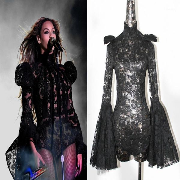 beyonce bodysuit nightclub costume dj ds female singer stage performance dance costume lace trumpet sleeve jumpsuit dwy21551, Black;red
beyonce bodysuit nightclub costume dj ds female singer stage performance dance costume lace trumpet sleeve jumpsuit dwy21551, Black;red