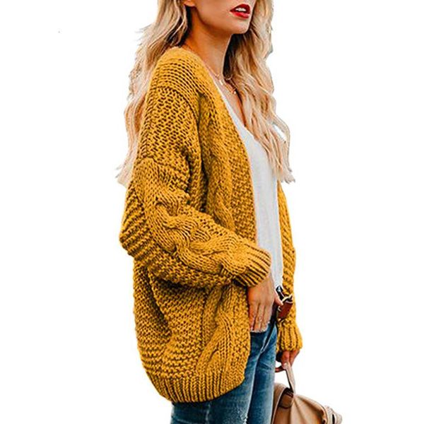 women open front cardigan sweaters winter women yellow sweater knitted long sleeve knitwear girls casual outerwear femme top, Black;brown
women open front cardigan sweaters winter women yellow sweater knitted long sleeve knitwear girls casual outerwear femme top, Black;brown