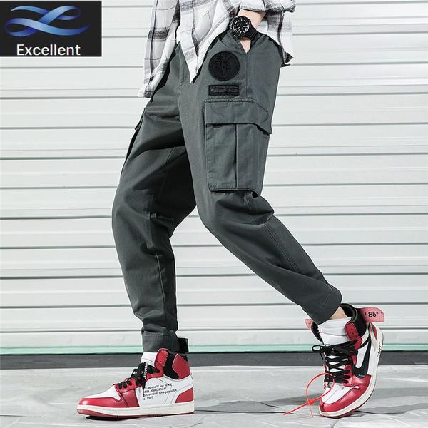 men's pants mens tube cargo straight many bags adjustable trousers casual cotton style hip hop joggers pant for men, Black
men's pants mens tube cargo straight many bags adjustable trousers casual cotton style hip hop joggers pant for men, Black