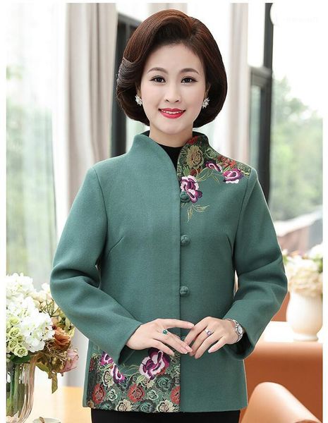 women's wool & blends 2008 mid-aged and old women's clothes autumn winter short mother's suit 40-50 years 601, Black 
women's wool & blends 2008 mid-aged and old women's clothes autumn winter short mother's suit 40-50 years 601, Black