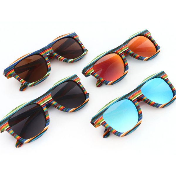 fashion sunwear rainbow coating mirror sunglasses frame colorful polarize for men polarized women and uv400 wooden lens cixtq, White;black
fashion sunwear rainbow coating mirror sunglasses frame colorful polarize for men polarized women and uv400 wooden lens cixtq, White;black