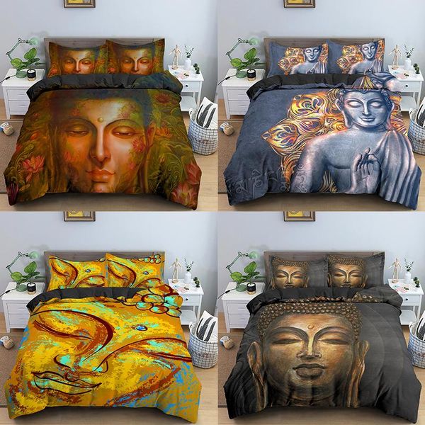 bedding sets buddha print 3d duvet cover set with pillowcase 2/3pcs boho home cool design full king gift bedline
bedding sets buddha print 3d duvet cover set with pillowcase 2/3pcs boho home cool design full king gift bedline