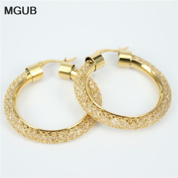 hoop & huggie three colors earrings for women fashion jewelry gift wholesale trendy 316l stainless steel net round pattern lh461, Golden;silver
hoop & huggie three colors earrings for women fashion jewelry gift wholesale trendy 316l stainless steel net round pattern lh461, Golden;silver