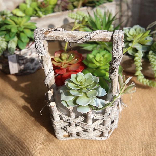 factory new 1pc artificial plants fake succulent lotus flower for office garden decor diy succulents plant home decorati
