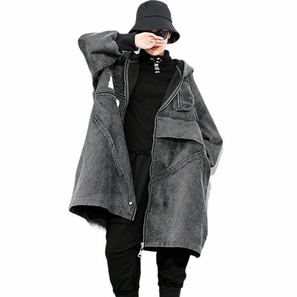 2020 winter new zipper cardigan with plush cotton hoodie women's loose personality large gray trench coat for female, Black;white
2020 winter new zipper cardigan with plush cotton hoodie women's loose personality large gray trench coat for female, Black;white